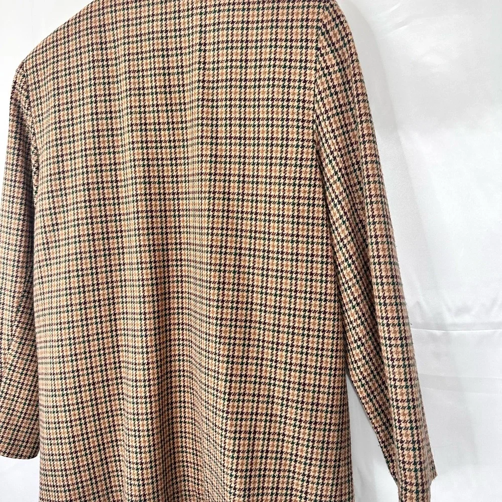 Norton McNaughton Textured‎ Wool Blend Fabric Blazer Size 14